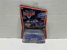 Disney Pixar Cars Fabulous Hudson Hornet Blue Supercharged Car picture