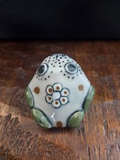 Erandi Tonala Mexico Vintage Signed Pottery Painted Frog Figure Figurine picture