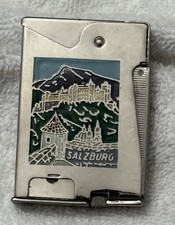 Vintage Austrian Princess Squeeze Salzburg Petrol Lighter Made In Austria picture