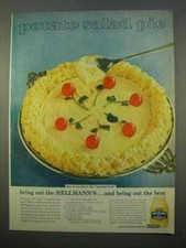 1963 Hellmann's Mayonnaise Ad - Potato Salad Pie picture