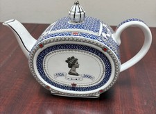 QUEEN ELIZABETH II JAMES SADLER TEAPOT 80th Birthday celebration 1926-2006 picture