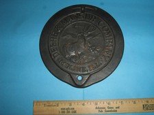 ANTIQUE JOHN DEERE MANSUR CO. CAST IRON CORN PLANTER BOX LID, MOLINE,ILLINOIS picture