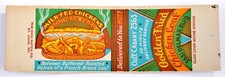Vintage 1930's Matchbook Art Unbent - Golden Fried Chicken Loaf St Louis, MO #39 picture