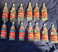 Vintage Coca-Cola 32 oz Glass Bottle Collection – Lot of 13 picture