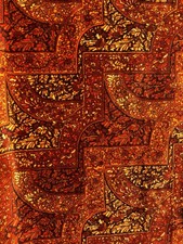 Vintage Gabrielle Cie Floral Persian Velvet Upholstery Decorator Fabric Per Yard picture