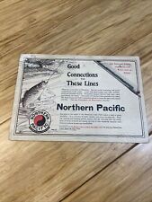 Vintage North Pacific Postcard Advertisement Fish Fishing Outdoors KG JD picture