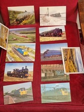 vintage train postcards (12) picture