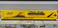 Vintage FLASH X-18 Flying Model Airplane by JASKO In Original (Warped Box ) picture
