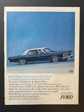 Original 1965 Ford Galaxie 500 Car - Original Print Advertisement (10in X 14in) picture