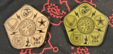 SET IBEW Local 48 Challenge Coins Portland Oregon Veterans Committee Military picture