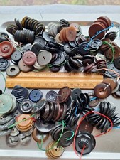 Lot of med 2 hole buttons, 11+ oz. picture