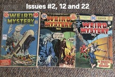 Weird Mystery Tales #2, 12 and 22  (DC Comics 1972, 74,75) VG and G picture