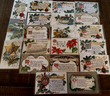 Lot of 20 ~Vintage ~Antique ~* TUCK*~Christmas ~Holiday Postcards~s609 picture