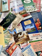 1995 Travel Guides Brochures London UK Castles Wales Scotland Postcard Large Lot picture