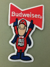 Budweiser Bud Man Embroidered Patch. picture