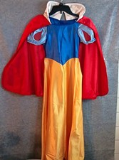 1990s Snow White Costume Dress Girls Cape Collar Clear Flaws See Pics  picture