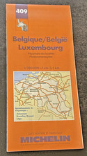 Michelin Card No. 409 - Belgium, Luxembourg - 1996, 16th Edition - Beautiful Condition picture