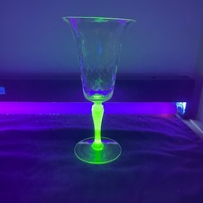Vintage Tiffin Franciscan Optic Water Goblet 8