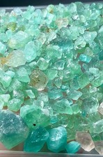 700 Gram Natural Green Colour Fluorite Rough Crystal Specimen from Skardu Pak picture
