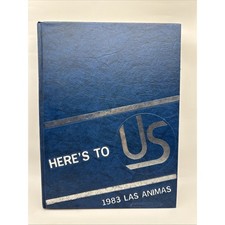 1983 Gilroy High School Yearbook Gilroy California Las Animas Original see pics picture