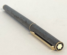 Vintage Montblanc Fountain Pen 585 / Gold Trim ~ 14k Gold Nib ~ Velvet Sleeve picture