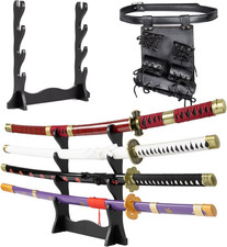 Carbon Steel Roronoa Zoro Swords, Real Metal Anime Sword, Roronoa Zoro Cosplay C picture