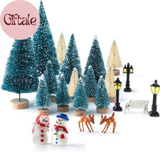 31Pcs Mini Christmas Trees Bottle Brush Trees picture