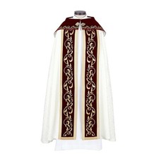 Veneto Collection Cope With Matching Inner Stole Jacquard Church Vestment picture