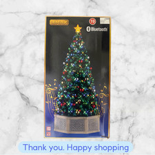 LEMAX Majestic Christmas Tree -Sights & Sounds Holiday Village Musical NEW picture