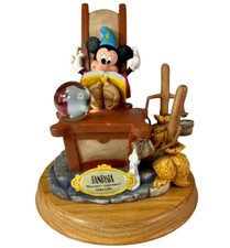 Disney Fantasia Sorcerers Apprentice Schmid Music Box Collectible 1990 Vintage picture
