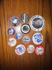 Political button lot- reproductions picture