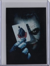 HEATH LEDGER 2008 PGM THE DARK KNIGHT JOKER ROOKIE RC #113 RARE MOVIE POSTER picture
