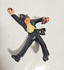 Vtg MCM Cast Iron Drunk Man Top Hat Black Suit Hanging Bar Bottle Beer Opener picture