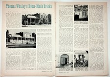 Thomas Whaley's Home-Made Bricks Westways August 1960 San Diego History Article picture