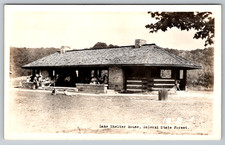 RPPC c1950s Lake Shelter House Zaleski State Forest Postcard picture