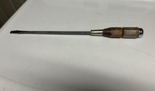 Vintage PROTO No. 9712 Flathead Screwdriver Wood Handle 18” Tool  picture