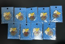 Pokemon Center Sapporo Logo Pins 9-Piece Set Pikachu Alolan Vulpix Popplio New picture