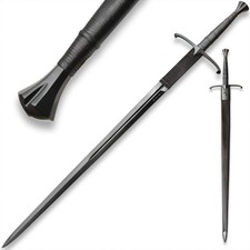 Honshu Black Claymore Sword and Scabbard | Carbon Steel Blade | Overall 57