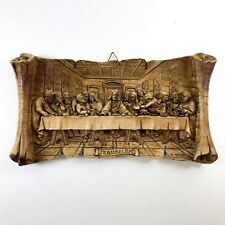 Last Supper G Murano Resin Plaque Christian Wall Hanging made in  Jerusalem picture