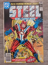 Steel The Indestructible Man #1 (DC 1978) Signed By Gerry Conway NM 9.4 9.6 picture