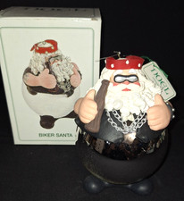 NIB VTG DEPT 56 BIKER SANTA 7