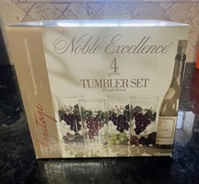 Noble Excellence Meritage Tumbler Glass 22 oz. Set of 4 picture