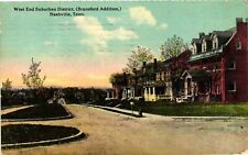 Vintage Postcard- West End Suburban District, Nashville, TN Posted 1910s picture