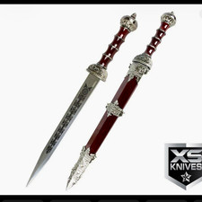 Roman Soldier dagger with display stand.  picture