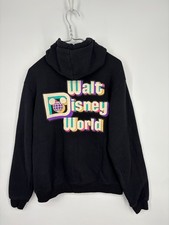 Disney Hoodie Jacket Unisex S Embroidered Walt Disney World Sweatshirt Full Zip picture