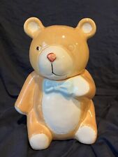 Vintage Teddy Bear With Bow Tie Cookie Jar picture