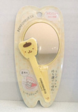 (Set of 2) New JAPAN Sanrio Pompompurin Hand Hold 1 Large 1 Small Yellow Mirror picture