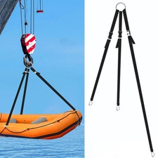 3 Leg Inflatable Dinghy Boat Lift Slings Universal Heavy Duty Adjustable Davi... picture