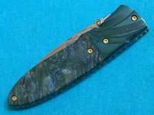 RARE SUCHAT CUSTOM KNIFE KNIVES ART DAMASCUS WHARNCLIFFE LOCKBACK FOLDING KNIVES picture