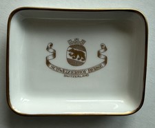 Hotel Schweizerhof Berne Switzerland vintage tip tray, ashtray,  soap dish 3x4 picture